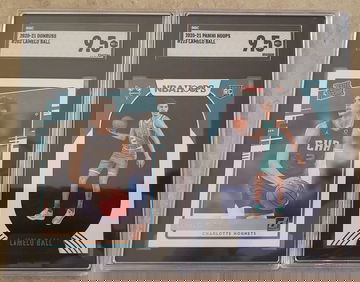 Lamelo Ball RC LOT 2020 Donruss #202 Hoops #223 SGC 9.5 