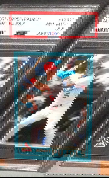 2001 Topps Traded Albert Pujols RC #T247 PSA 8.5