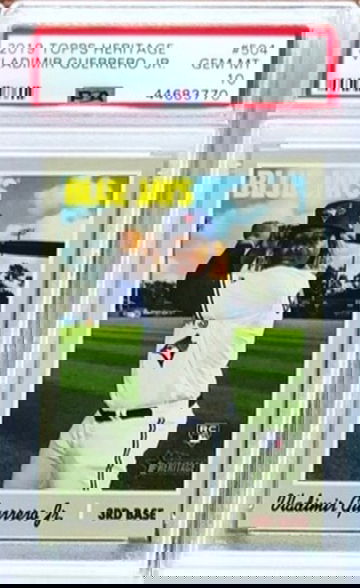 2019 Topps Heritage High Number Vladimir Guerrero Jr RC PSA 10 Qty