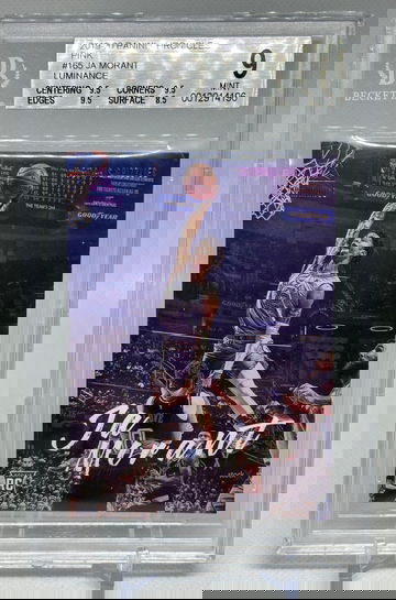 JA MORANT 2019 LUMINANCE PINK RC BGS 9