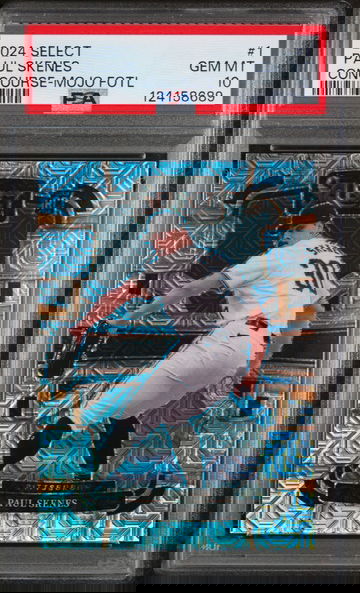 2024 Panini Select Concourse Mojo Prizm Fotl Paul Skenes #1 /6 PSA 10