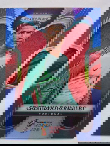 2018 Prizm World Cup Christiano Ronaldo Blue Prizm /199