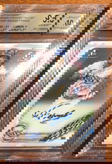 WANDER FRANCO 2019 Bowman Chrome Auto BGS 9.5/10