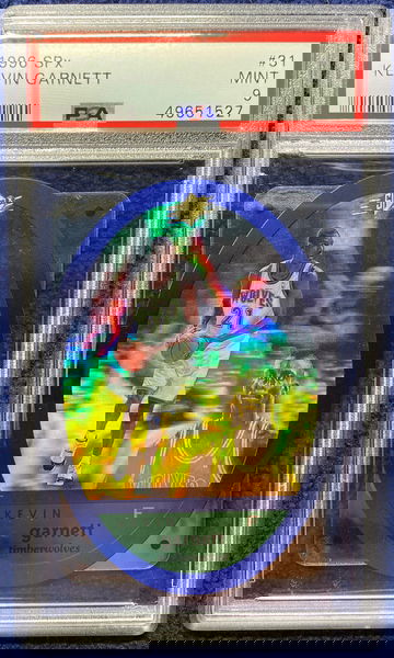 1996 SPX Kevin Garnett PSA 9