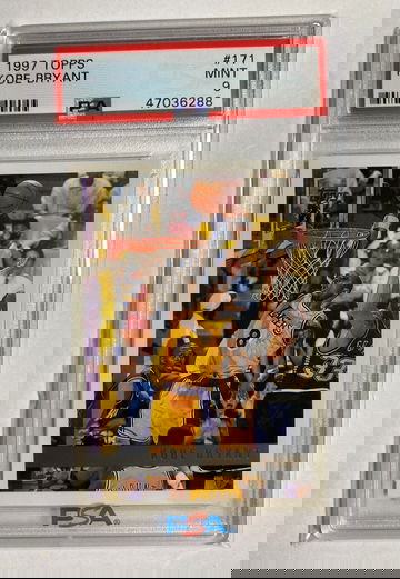 1997 Topps Kobe Bryant PSA 9 