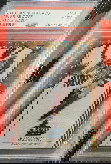 Miles bridges 2018 threads gold dazzle /10