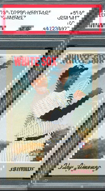 Eloy Jimenez 2019 Topps Heritage Rookie