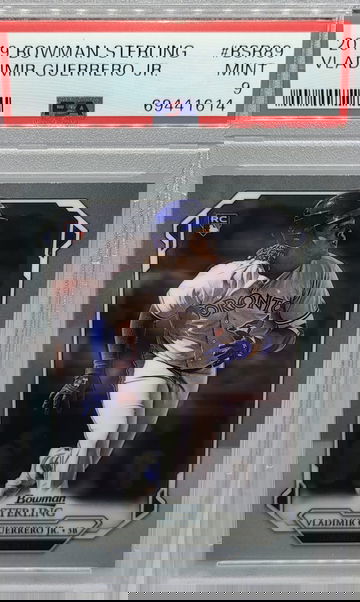 2019 Bowman Sterling #BSR89 Vladimir Guerrero Jr  RC PSA 9