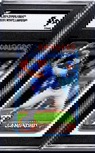2024 Topps Update Wyatt Langford #US151 RC SGC 9