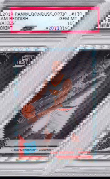 Cam Reddish 2019 Optic Fanatics Silver Wave PSA 10