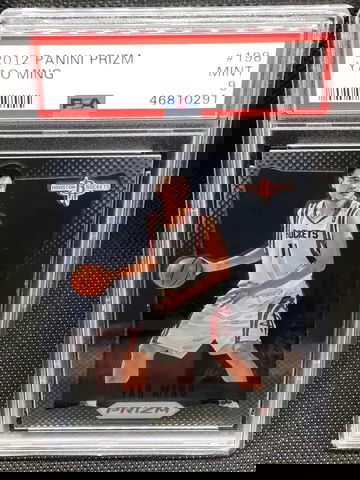 2012 prizm base Yao Ming PSA 9 