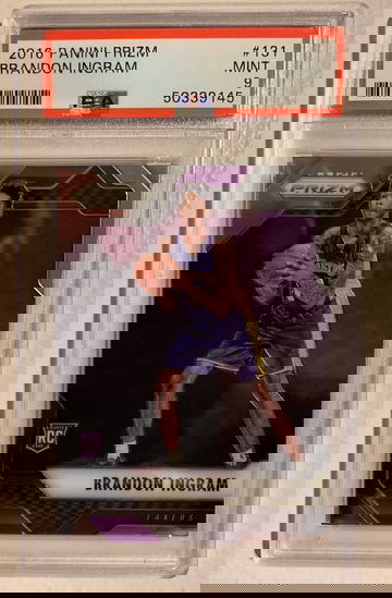 2016 Panini Prizm #131 Brandon Ingram RC PSA 9 Mint