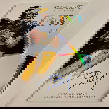 2015 Panini Immaculate Collection # 95 TOM BRADY INK on card Autograph /5 