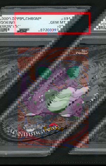 2000 Topps Chrome #34 Nidoking Pokemon T.V. PSA 10