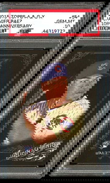 2015 Topps Allen & Ginter X Javier Baez Rookie #54 10th Anniversary PSA 10 RC 