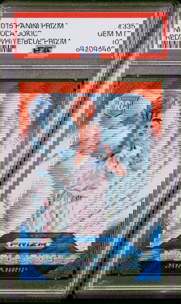 2015 Prizm Nikola Jokic Red White Blue Rookie R.C. PSA 10 #335