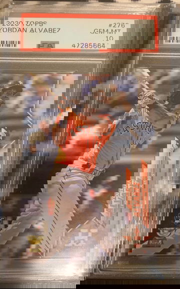 2020 Topps Chrome Yordan Alvarez #276 PSA 10 Gem Mint