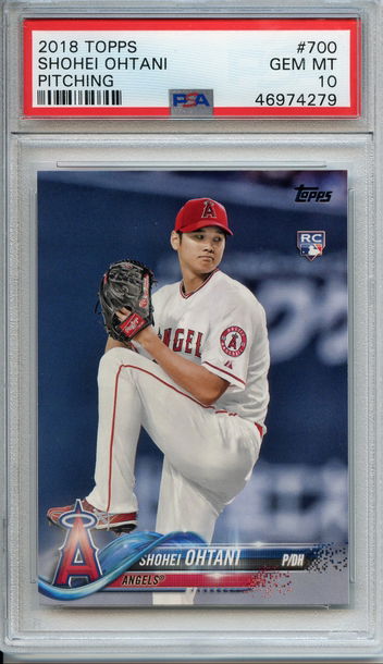 Shohei Ohtani Topps Pitching Rookie PSA 10 NEP 279