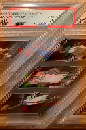 Lebron James Carmelo Anthony Darko Topps Rookie Matrix PSA 9