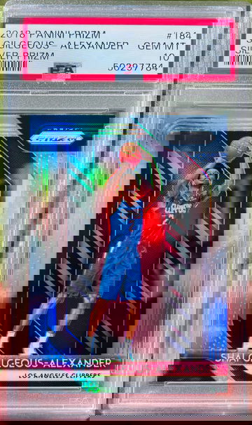 2018 Shai Gilgeous Alexander Prizm Silver PSA 10