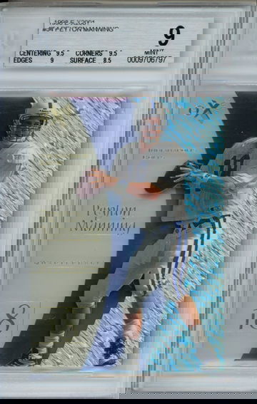 PEYTON MANNING 1998 SKYBOX E-X2001 BGS 9