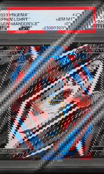 2023 Panini Phoenix Paragon Maroon Ice Stephen Curry #2 /275 PSA 10