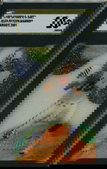 PEYTON MANNING 1998 SKYBOX E-X 2001 STARDATE PRISTINE 10