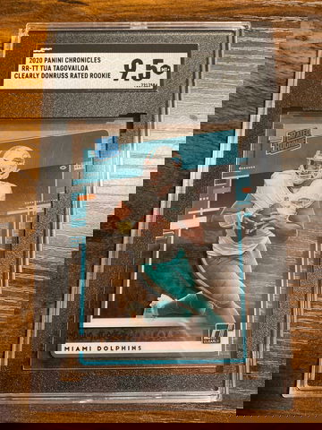 2020 Clearly Donruss Rated Rookie Tua Tagovailoa SGC 9.5