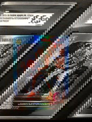 GIANNIS ANTETOKOUNMPO 2019-20 NBA Hoops #102  Teal SGC 9.5 MISLABELED