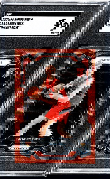 2023-24 Panini Prizm Ruby Wave Gradey Dick #134 RC SGC 9