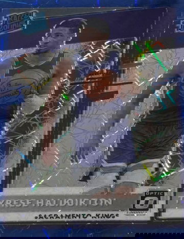 2020-21 Panini Donruss Optic - Rated Rookie Tyrese Haliburton #162 Blue Velocity