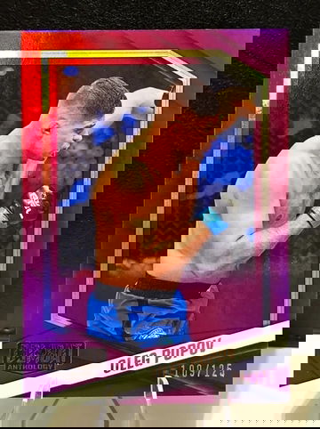 2025 Panini Combat Anthology  Oleg Popov  Purple Foil  /125  PFL