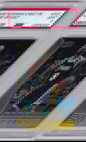 Kobe Bryant 1996 Bowman's Best PSA 9- Ships from Canada