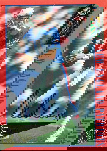 1995 CLASSIC NFL EXPERIENCE GOLD AUTHENTIC AUTOGRAPH # 62 DREW BLEDSOE