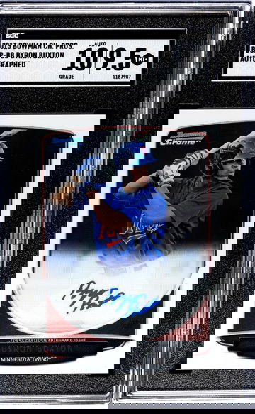 2013 Bowman Chrome Draft Picks & Prospects #BCP-BB Byron Buxton Auto. SGC 9.5