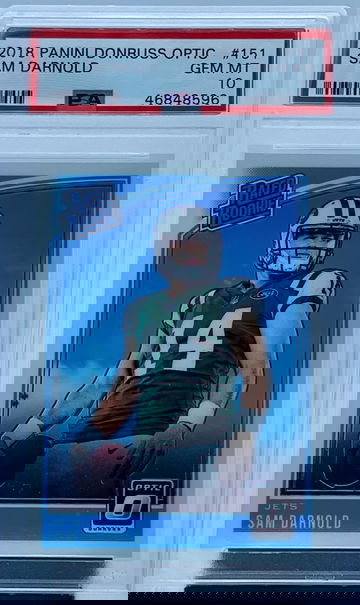 2018 Sam Darnold Optic #151 PSA 10