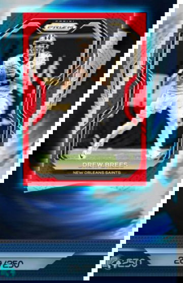 Panini Blitz 2020 Prizm Red Drew Brees /250