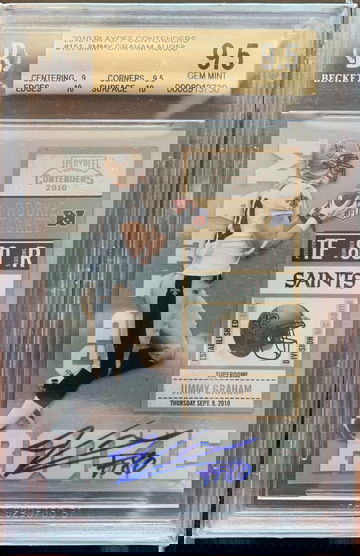 2010 Playoff Contenders Jimmy Graham Auto RC /358 BGS 9.5/10