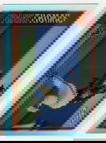 1997 TOPPS CHROME REFRACTOR FRANK THOMAS # 41 HOF