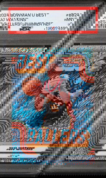 2024 Bowman U Best Best Ballers Shimmer Refractor Juju Watkins #BB24 PSA 9