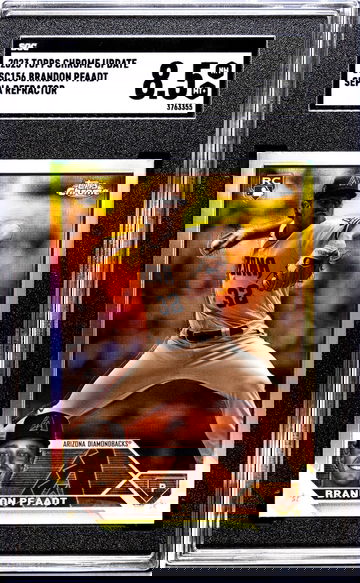 2023 Topps Chrome Update Sepia Refractor Brandon Pfaadt #USC156 RC SGC 8.5