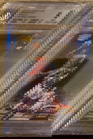 1992-93 Topps Stadium Club Michael Jordan #1 Members Only BGS 9