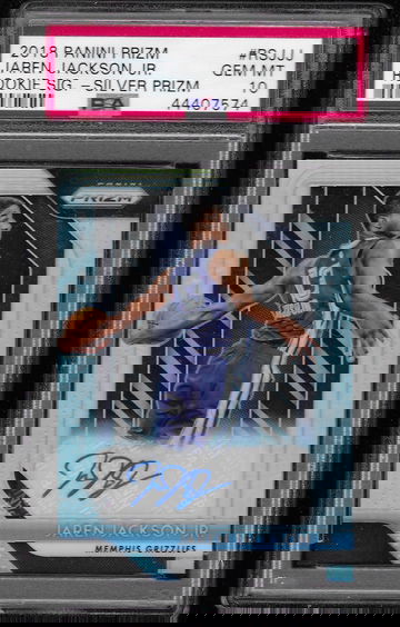 2018 Panini Prizm Jaren Jackson Jr. Silver Prizm Auto