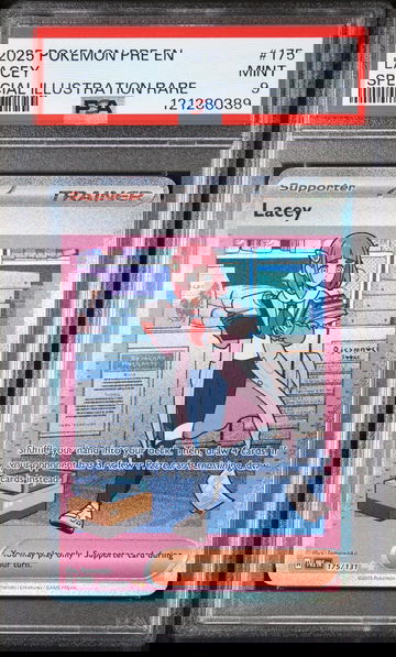 2025 Pokemon #175 Lacey Special Illustration Rare PSA 9