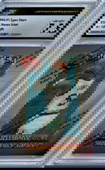 1994-95 Topps Finest Basketball #203 Horace Grant with Coating  Graded CSG 7.5 NM+