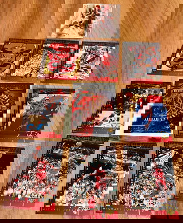 1994 Upper Deck Basketball Heroes Micheal Jordan 37-45 10 Card Commemorative Set