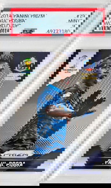 Paul Pogba 2014 World Cup Prizm PSA 9