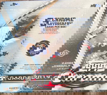 2019 Topps Chrome Jumbo Box