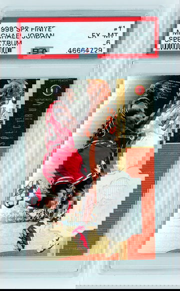 1998 SPx Finite Michael Jordan Spectrum /350 PSA 6