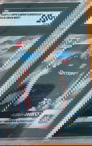 Florian Wirtz 2020-21Topps Chrome Bundesliga #64 SGC 10 Gem Mint RC Rookie